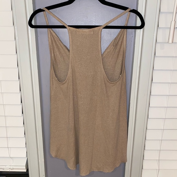 Women’s Urban Outfitters Tan Tank Top Medium - Picture 9 of 16